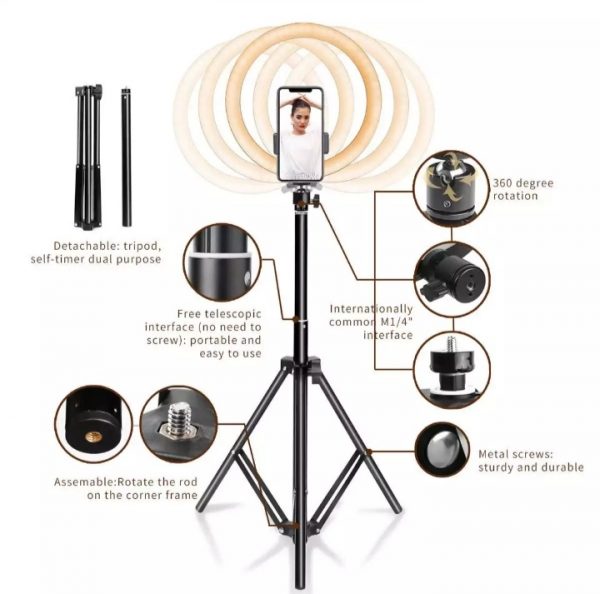 26CM  With 7 FT Tripod Stand